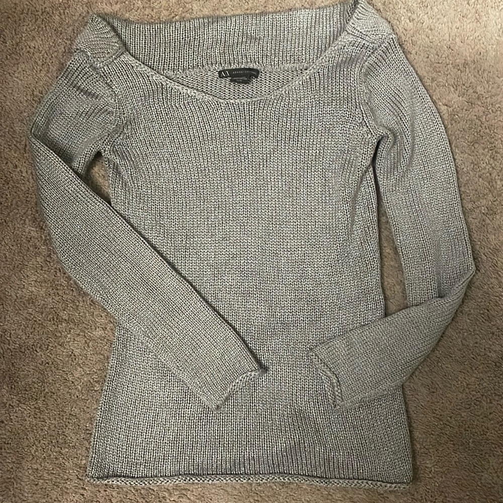 Armani sweater silver